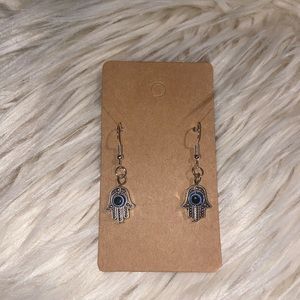 Hamsa hand earrings